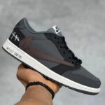 کتانی نایکی اورجینال مدل Travis Scott x Air Jordan 1 Low Utopia