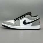 کتانی نایکی اورجینال مدل Nike Air Jordan 1 Low Smoke Grey